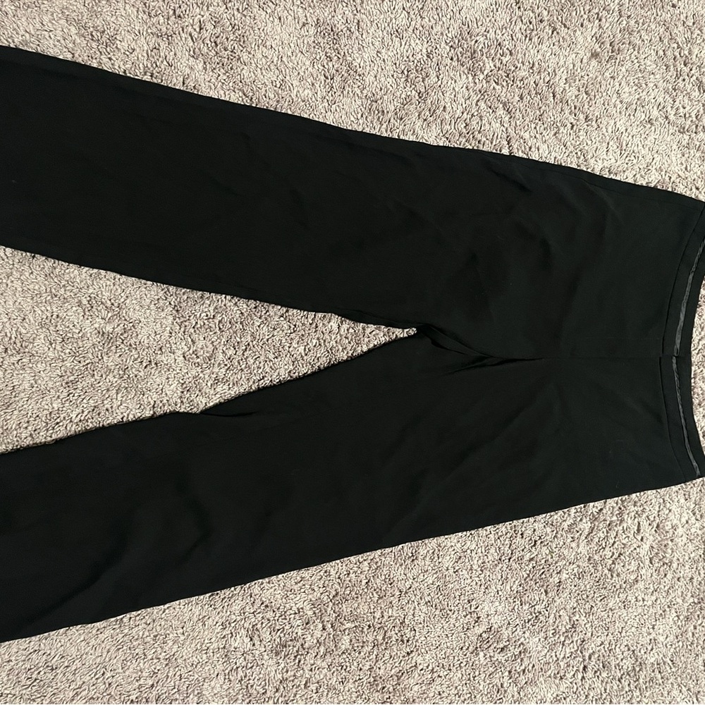 Black Straight Leg Dress Pants